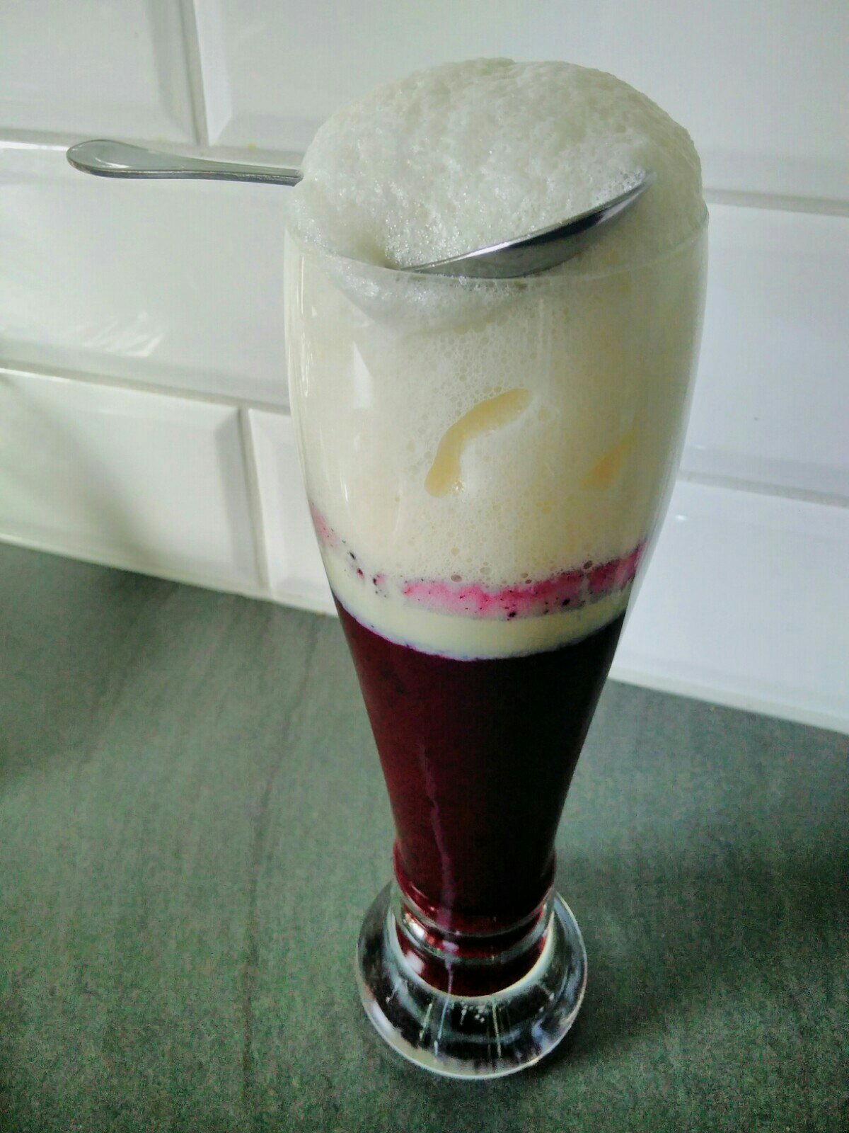 Healthy dairyfree vegan fruit drink 