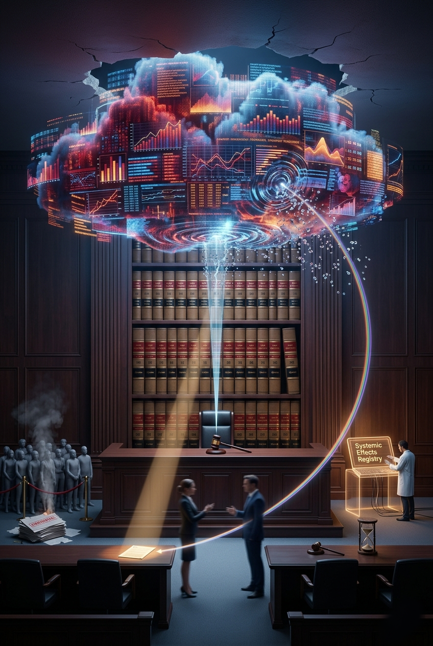 Cover for The Adjudication–Governance Variety Gap: Why Courts Cannot See the Systems They Govern